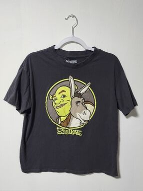 DreamWorks Shrek Logo Tee in Black and White